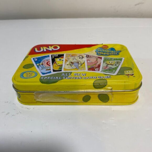 SpongeBob SquarePants UNO Special Edition Card Game in Collectible Tin - Picture 4 of 6